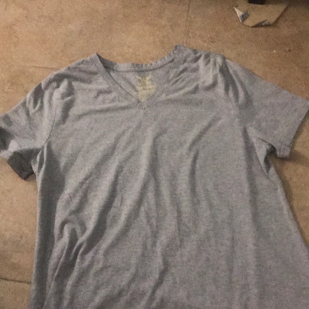 plain gray shirt
